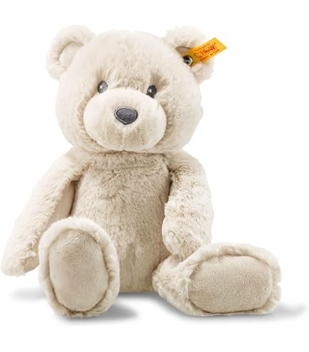 Amazon.com: Steiff USA Beige Fynn Teddy Bear Plush Collectible